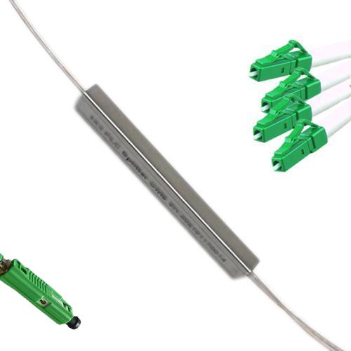 1x4 Mini-Module PLC Splitter MU/APC to LC/APC 9/125 Singlemode