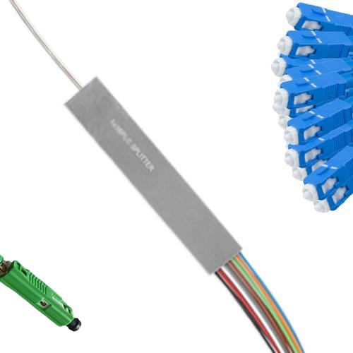 1x16 Mini-Module PLC Splitter MU/APC to SC/UPC 9/125 Singlemode