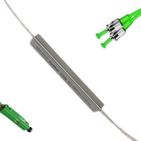 1x2 Mini-Module PLC Splitter MU/APC to ST/APC 9/125 Singlemode