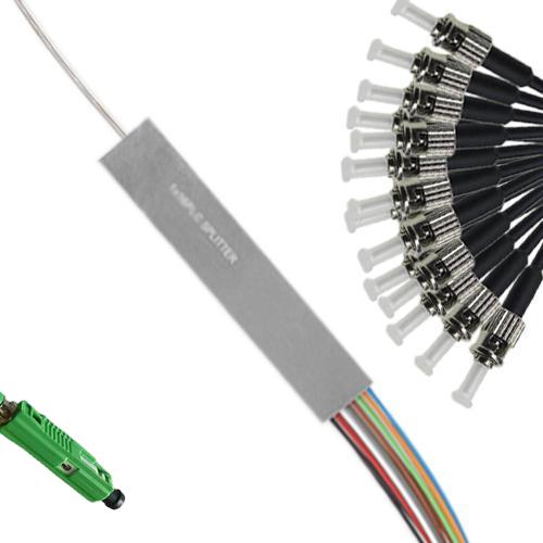 1x16 Mini-Module PLC Splitter MU/APC to ST/UPC 9/125 Singlemode