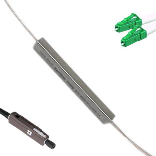 1x2 Mini-Module PLC Splitter MU/UPC to LC/APC 9/125 Singlemode