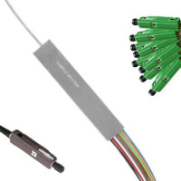 1x8 Mini-Module PLC Splitter MU/UPC to MU/APC 9/125 Singlemode