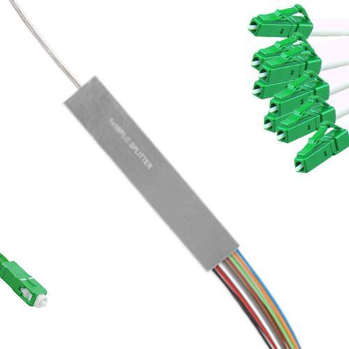 1x8 Mini-Module PLC Splitter SC/APC to LC/APC 9/125 Singlemode