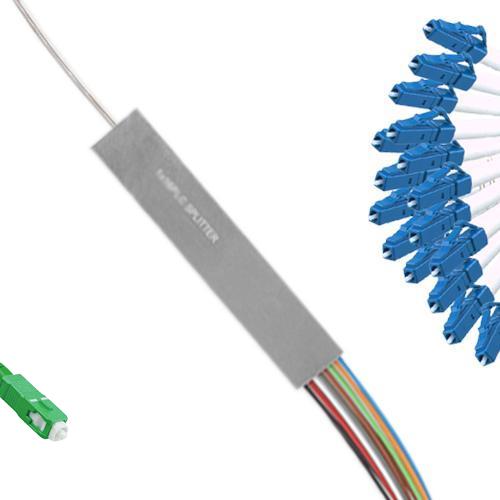 1x16 Mini-Module PLC Splitter SC/APC to LC/UPC 9/125 Singlemode