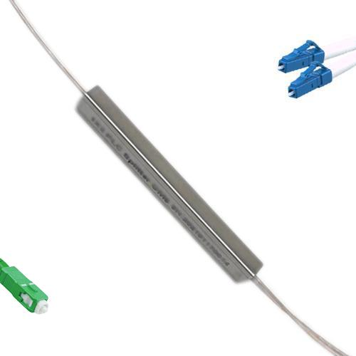 1x2 Mini-Module PLC Splitter SC/APC to LC/UPC 9/125 Singlemode