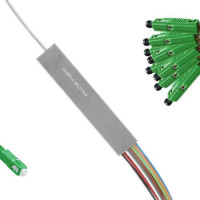 1x8 Mini-Module PLC Splitter SC/APC to MU/APC 9/125 Singlemode