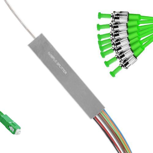 1x8 Mini-Module PLC Splitter SC/APC to ST/APC 9/125 Singlemode