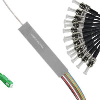 1x16 Mini-Module PLC Splitter SC/APC to ST/UPC 9/125 Singlemode