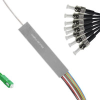 1x8 Mini-Module PLC Splitter SC/APC to ST/UPC 9/125 Singlemode