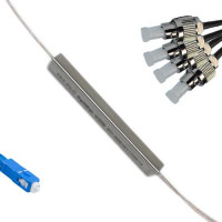 1x4 Mini-Module PLC Splitter SC/UPC to FC/UPC 9/125 Singlemode