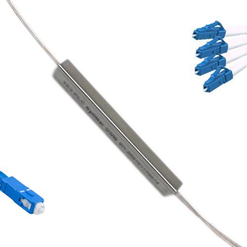 1x4 Mini-Module PLC Splitter SC/UPC to LC/UPC 9/125 Singlemode