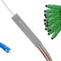 1x16 Mini-Module PLC Splitter SC/UPC to MU/APC 9/125 Singlemode