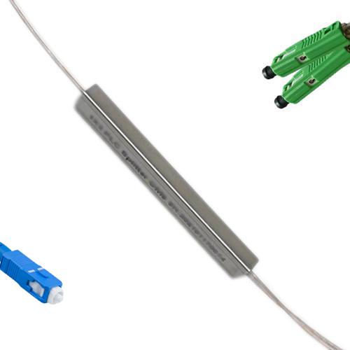 1x2 Mini-Module PLC Splitter SC/UPC to MU/APC 9/125 Singlemode