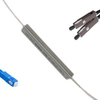 1x2 Mini-Module PLC Splitter SC/UPC to MU/UPC 9/125 Singlemode