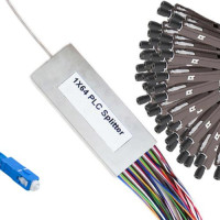 1x64 Mini-Module PLC Splitter SC/UPC to MU/UPC 9/125 Singlemode