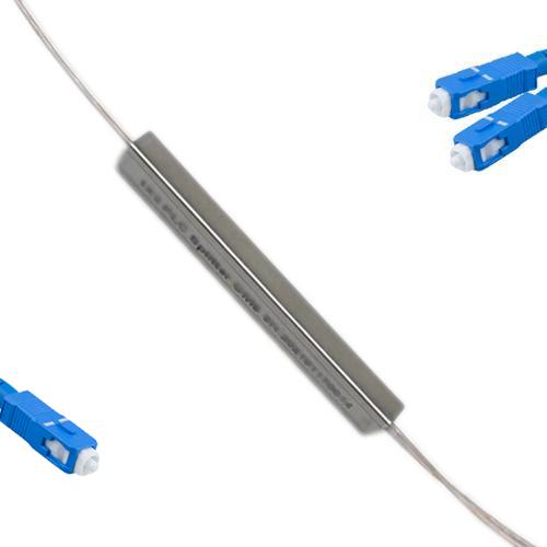 1x2 Mini-Module PLC Splitter SC/UPC to SC/UPC 9/125 Singlemode