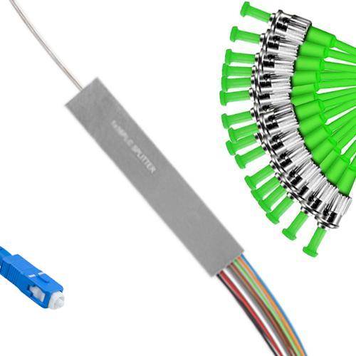 1x16 Mini-Module PLC Splitter SC/UPC to ST/APC 9/125 Singlemode