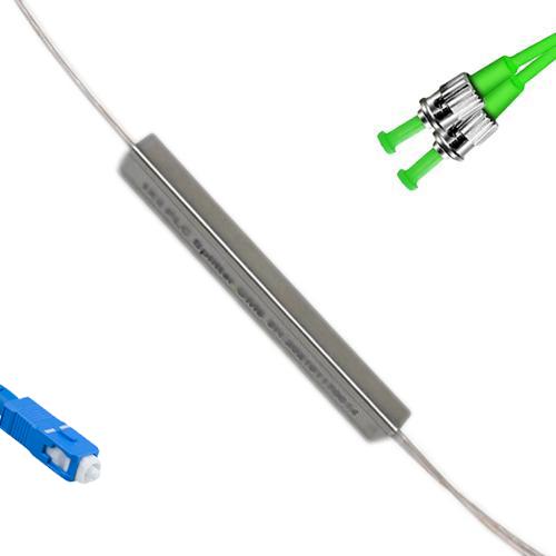 1x2 Mini-Module PLC Splitter SC/UPC to ST/APC 9/125 Singlemode