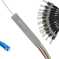 1x16 Mini-Module PLC Splitter SC/UPC to ST/UPC 9/125 Singlemode
