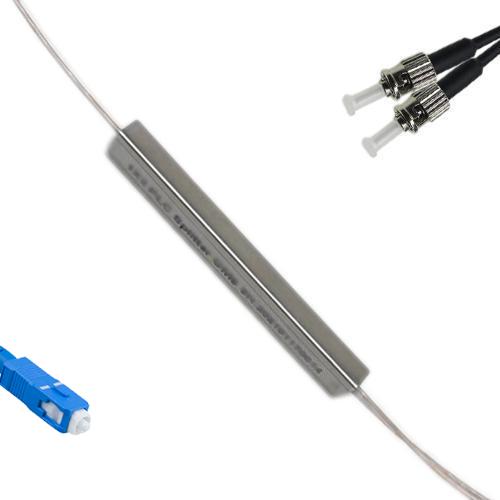 1x2 Mini-Module PLC Splitter SC/UPC to ST/UPC 9/125 Singlemode