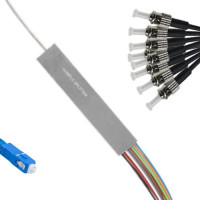 1x8 Mini-Module PLC Splitter SC/UPC to ST/UPC 9/125 Singlemode