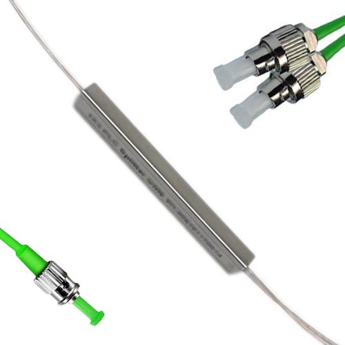 1x2 Mini-Module PLC Splitter ST/APC to FC/APC 9/125 Singlemode