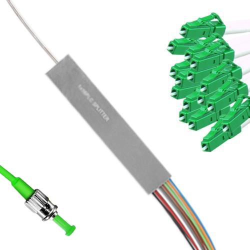 1x16 Mini-Module PLC Splitter ST/APC to LC/APC 9/125 Singlemode