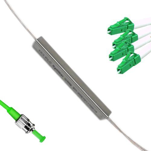 1x4 Mini-Module PLC Splitter ST/APC to LC/APC 9/125 Singlemode