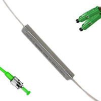 1x2 Mini-Module PLC Splitter ST/APC to MU/APC 9/125 Singlemode