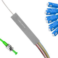 1x8 Mini-Module PLC Splitter ST/APC to SC/UPC 9/125 Singlemode