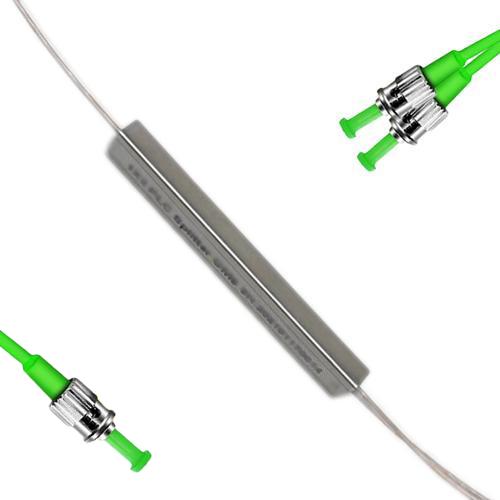 1x2 Mini-Module PLC Splitter ST/APC to ST/APC 9/125 Singlemode