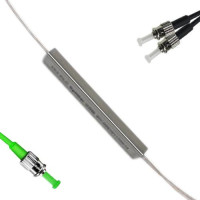 1x2 Mini-Module PLC Splitter ST/APC to ST/UPC 9/125 Singlemode