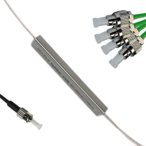 1x4 Mini-Module PLC Splitter ST/UPC to FC/APC 9/125 Singlemode