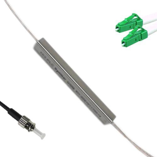 1x2 Mini-Module PLC Splitter ST/UPC to LC/APC 9/125 Singlemode