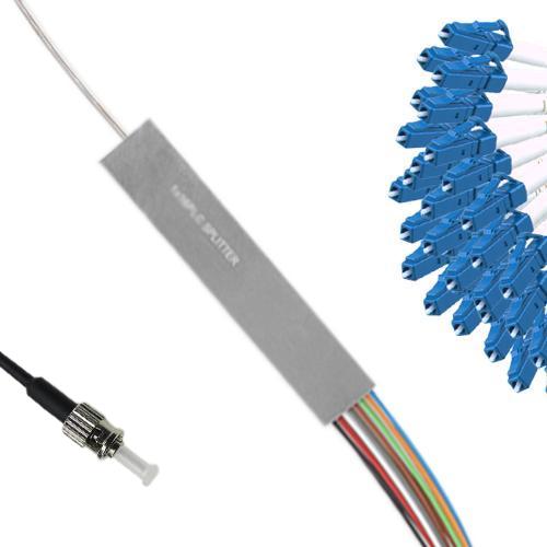 1x32 Mini-Module PLC Splitter ST/UPC to LC/UPC 9/125 Singlemode