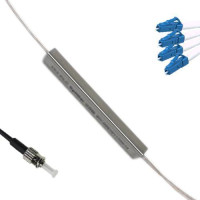 1x4 Mini-Module PLC Splitter ST/UPC to LC/UPC 9/125 Singlemode
