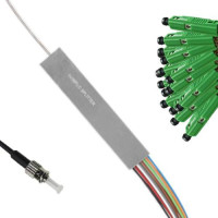 1x16 Mini-Module PLC Splitter ST/UPC to MU/APC 9/125 Singlemode