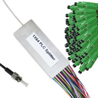 1x64 Mini-Module PLC Splitter ST/UPC to MU/APC 9/125 Singlemode