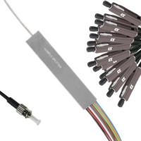 1x16 Mini-Module PLC Splitter ST/UPC to MU/UPC 9/125 Singlemode