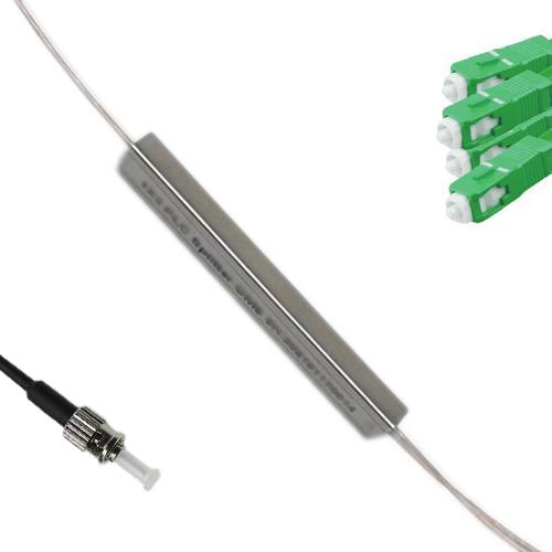 1x4 Mini-Module PLC Splitter ST/UPC to SC/APC 9/125 Singlemode