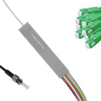 1x8 Mini-Module PLC Splitter ST/UPC to SC/APC 9/125 Singlemode