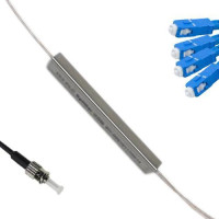1x4 Mini-Module PLC Splitter ST/UPC to SC/UPC 9/125 Singlemode