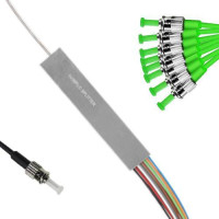 1x8 Mini-Module PLC Splitter ST/UPC to ST/APC 9/125 Singlemode