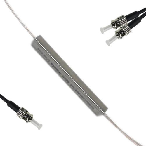 1x2 Mini-Module PLC Splitter ST/UPC to ST/UPC 9/125 Singlemode