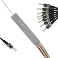 1x8 Mini-Module PLC Splitter ST/UPC to ST/UPC 9/125 Singlemode