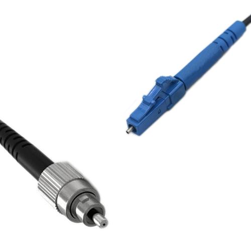 Plastic POF PMMA FC/UPC to LC/UPC 1000um Simplex Patch Cord