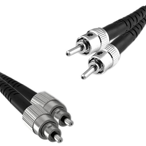 Plastic POF PMMA FC/UPC to ST/UPC 1000um Duplex Patch Cord