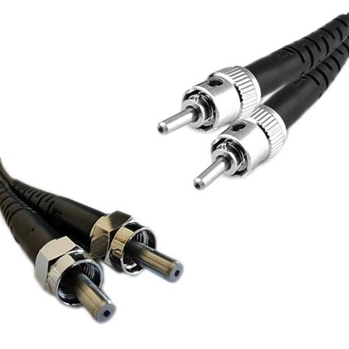 Plastic POF PMMA SMA905/UPC to ST/UPC 1000um Duplex Patch Cord