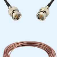 75 Ohm BNC Male to BNC Male RG179 RF Cable Assembly