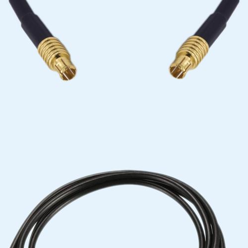 75 Ohm MCX Male to MCX Male RG174 RF Cable Assembly